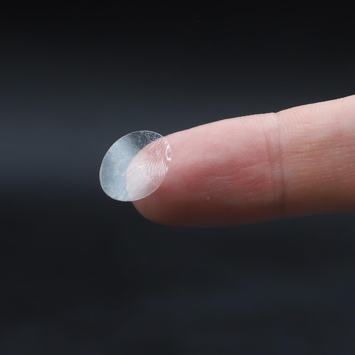 Ultra Clear Retail Wafer Seals for Mailing Packaging .5 Inch Round Circle Dots 1,000 Adhesive Stickers