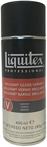 Liquitex 6025 Professional Soluvar Gloss Varnish, Aerosol Spray 400 ml