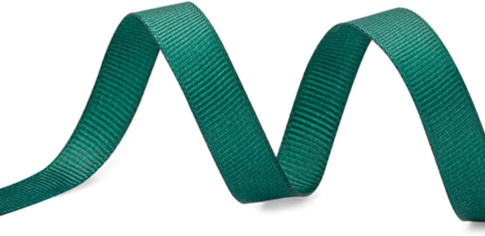 LIUYAXI 3/8" X 50 Yards Solid Teal Grosgrain Ribbon, Perfect for Crafts, Wedding Decor, DIY Hair Accessories, Sewing, Gift Package Wrapping and More