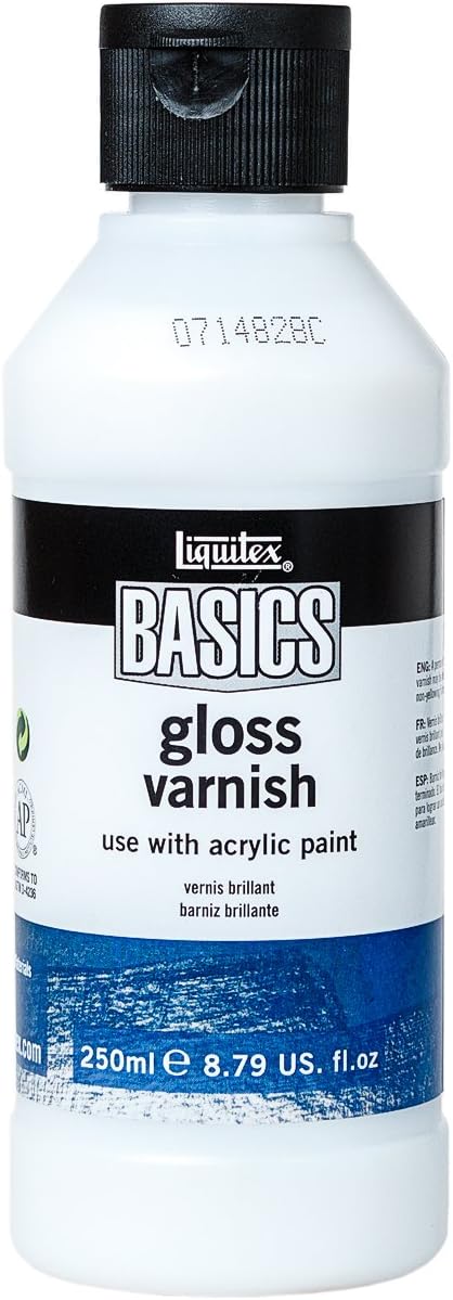Liquitex BASICS Gloss Varnish, 250ml (8.4oz) Bottle