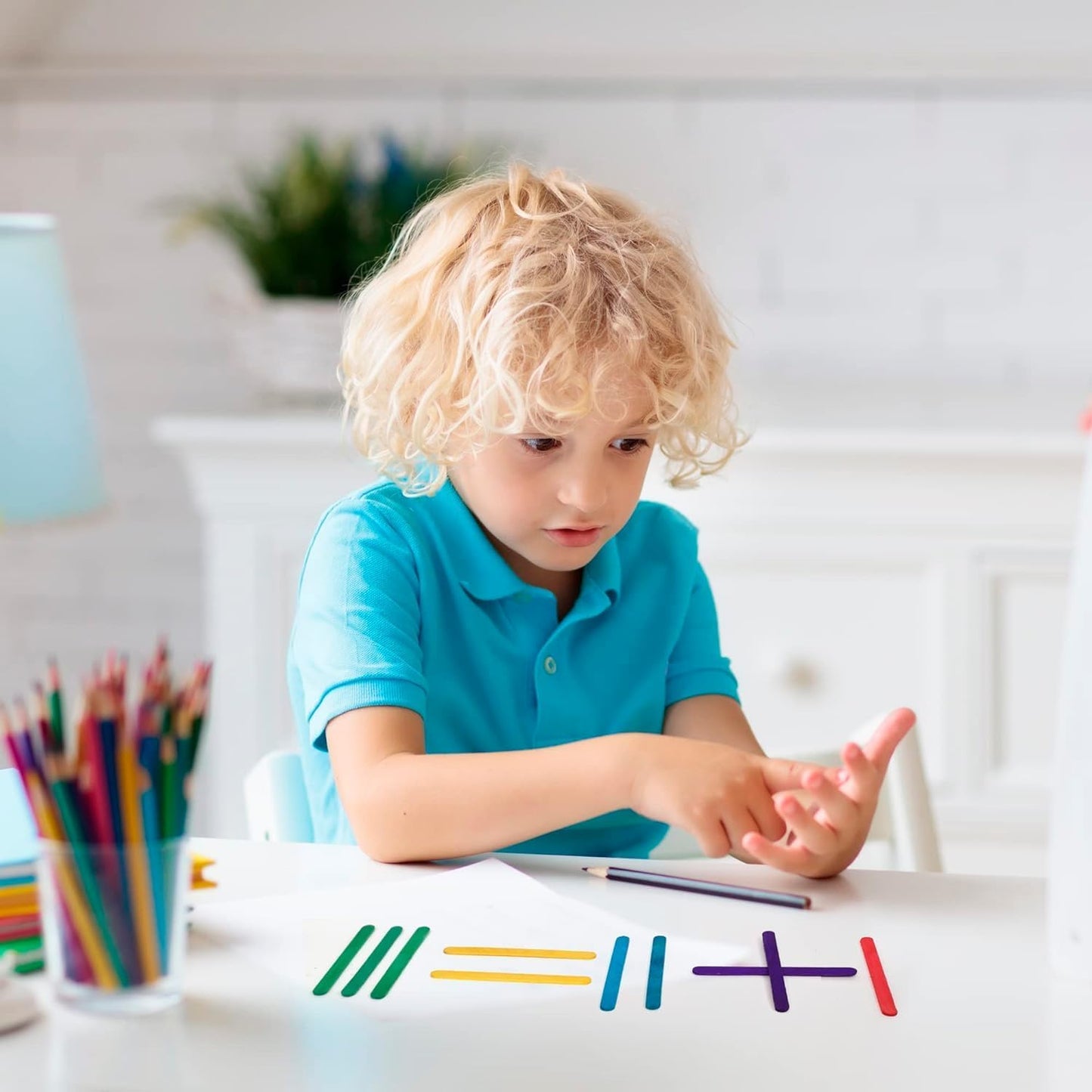 Darice 1000 Pcs Colored Popsicle Sticks for Crafts, 4.5" Colorful Wooden Rainbow Craft Sticks Supplies, STEM DIY Art, Ages 3+