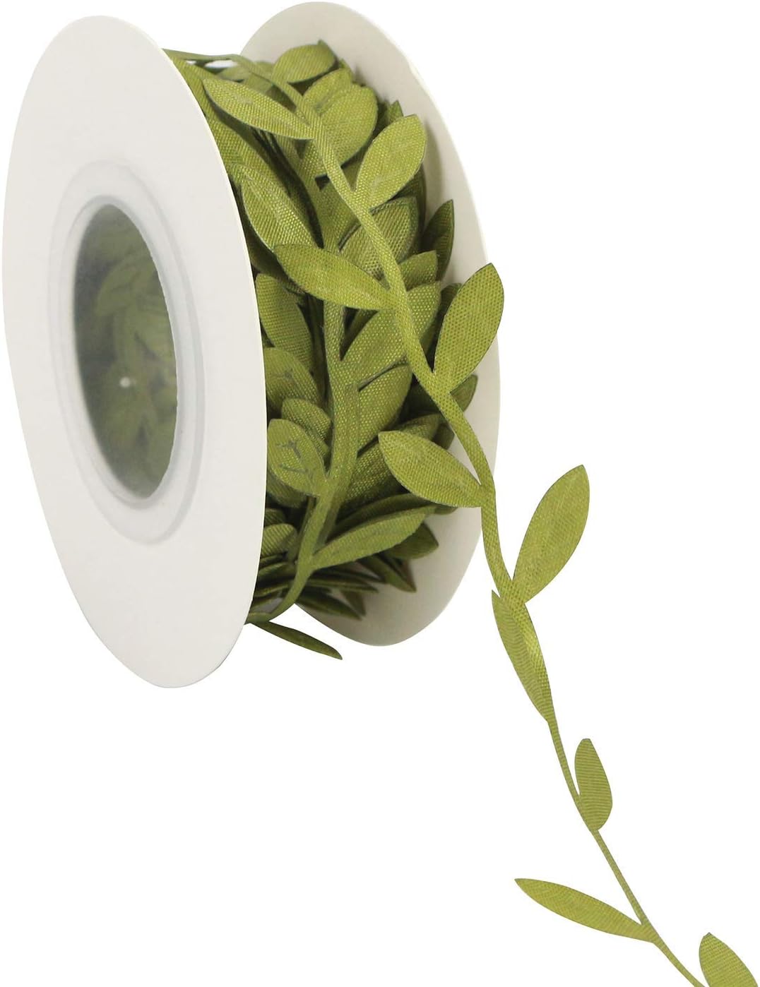 MEEDEE Leaf Trim - 1" x 20 Yards - Sage Green Ribbon for Leaf Wrapping Paper Sewing Craft Accessories Greenery Baby Shower Birthday Party Hemp Yarn Flowers Embellishments