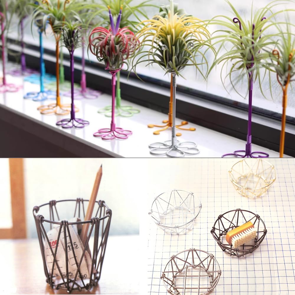 12 Gauge Yellow Green Aluminum Craft Wire (105FT) - Anodized for Jewelry Making, Beading Floral, Plant Gardening, Sculpting & Modeling Craft Wire (Yellow Green #7, 2mm)