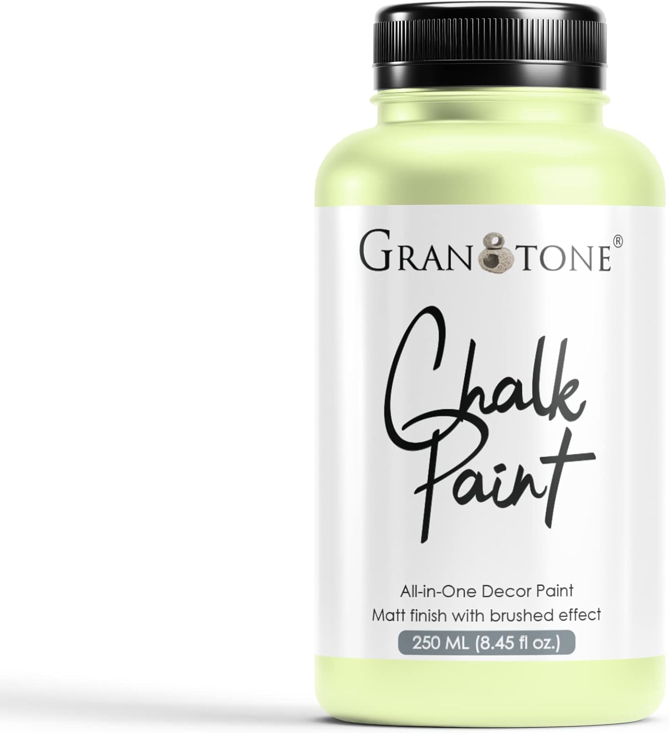 GRANOTONE Chalk Paint for Furniture | Matt-Finish Water-Based Acrylic Paint for Wood, Walls, Metal, Glass, Paper, Fabric Canvas | Maximum Coverage Chalk Paint for Kids & Adults, 120 Ml (AP GREEN)