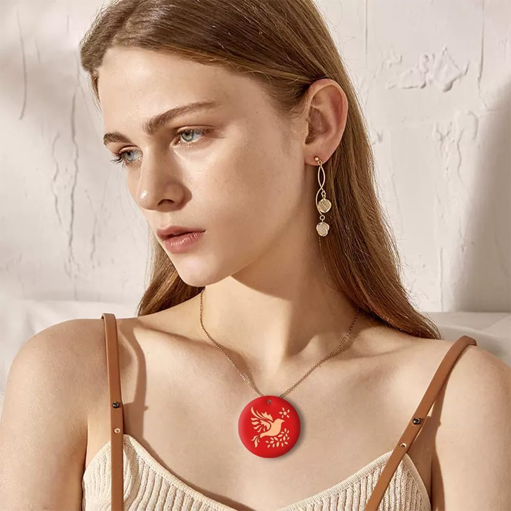 CHGCRAFT Polymer Clay Texture Sheets Boho Polymer Clay Texture Mat Silicone Texture Stamp Clay Modeling Pattern Pad Silicone Clay Texture Mat for Making Earrings Jewerly 5.5x5.5inch