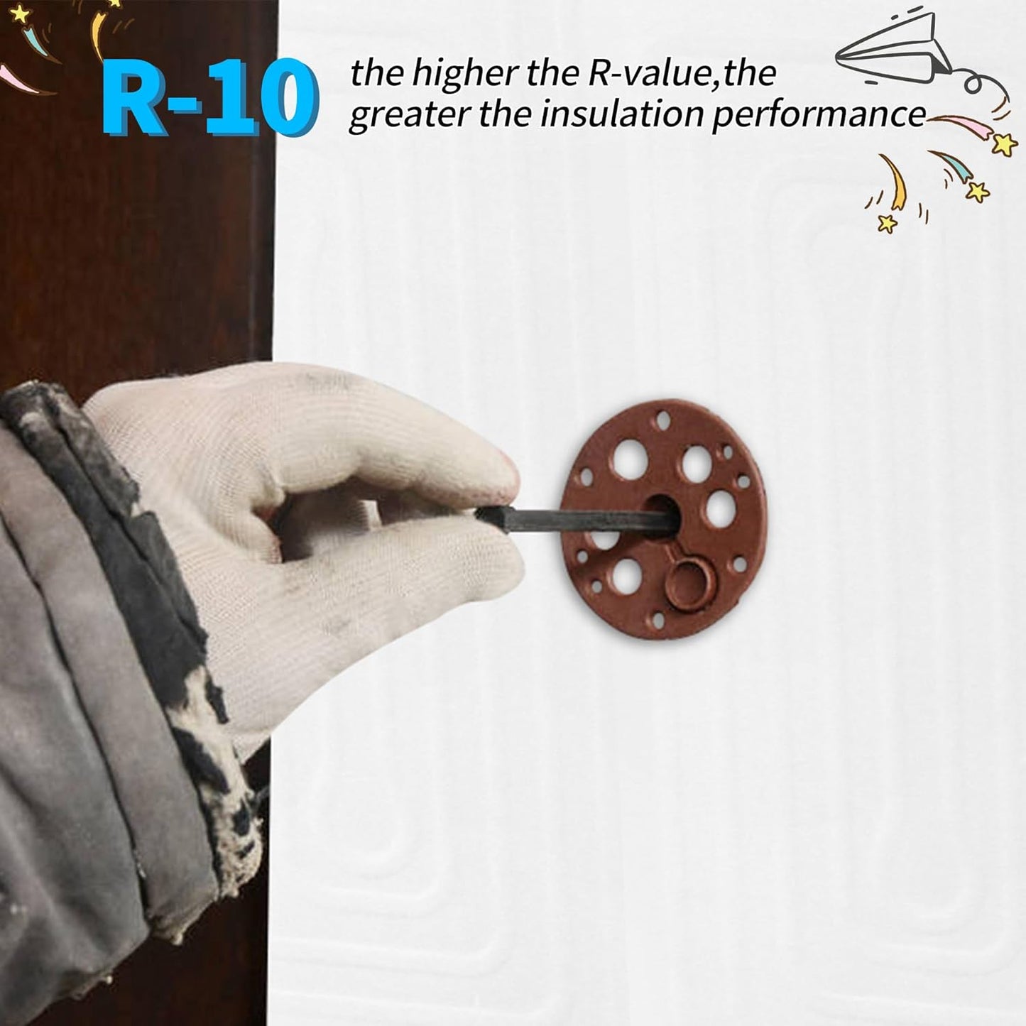 LuckyFoam White 4 Pack 12x12x1 inch Foam Sheets 1 Inch Thick Polystyrene Rectangles XPS Foam Board Craft for Insulating DIY Modeling Art Supplies