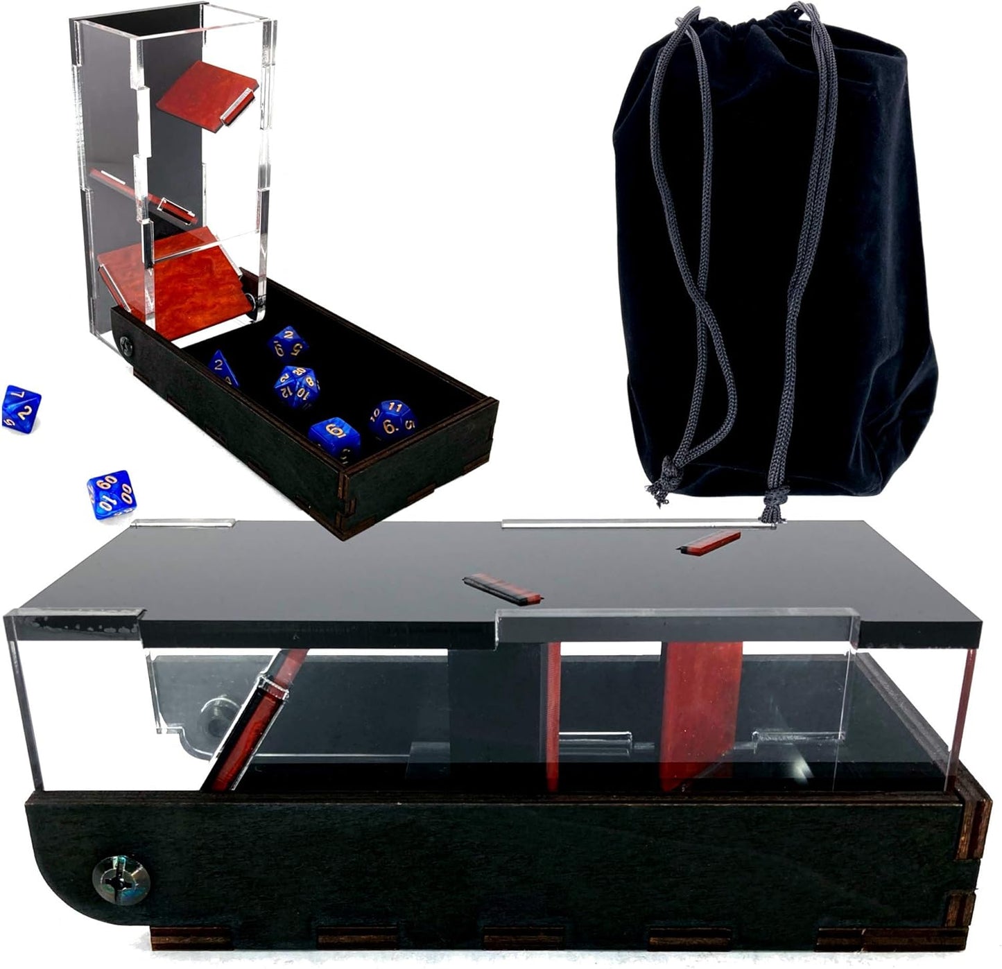 C4Labs Colour Lux Drawbridge Dice Tower - Pearlescent Orange