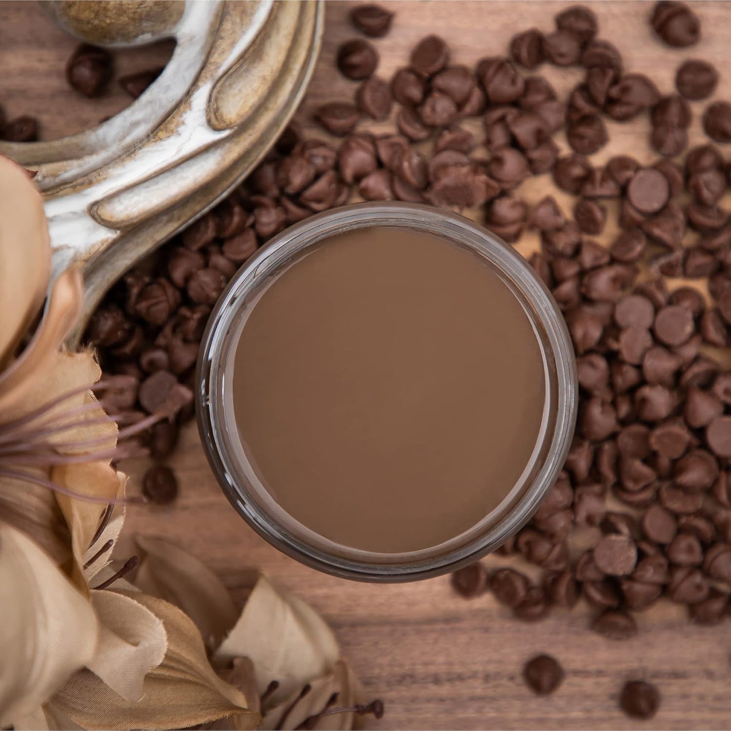 Dixie Belle Paint Company Chalk Finish Furniture Paint - Chocolate (4oz) - Matte Creamy Brown Chic Chalk Mineral DIY Furniture Paint