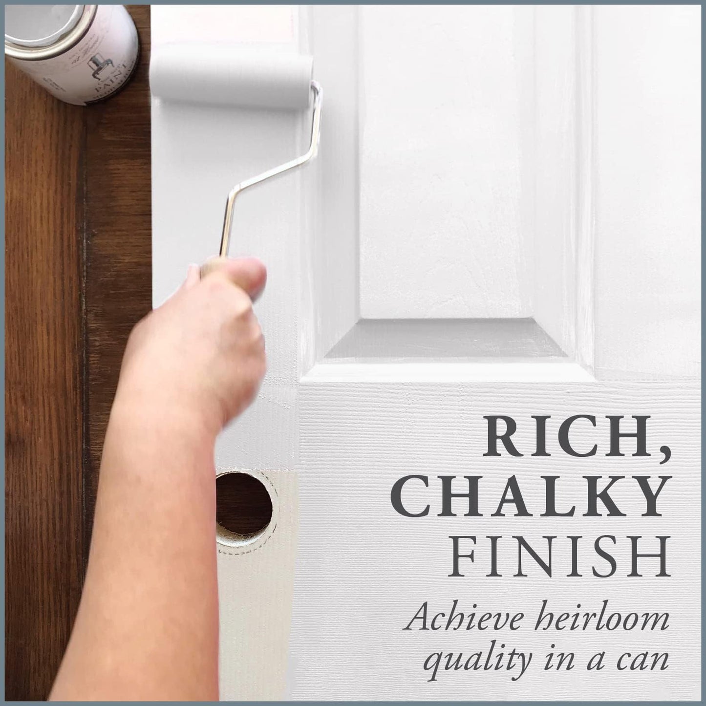 AMY HOWARD AT HOME Chalk-Based One Step Paint for Furniture, Cabinetry, Decor, Finish, and More | No Stripping, Sanding, or Priming | Ultra-Light Base | 32 Ounce | Stoneware