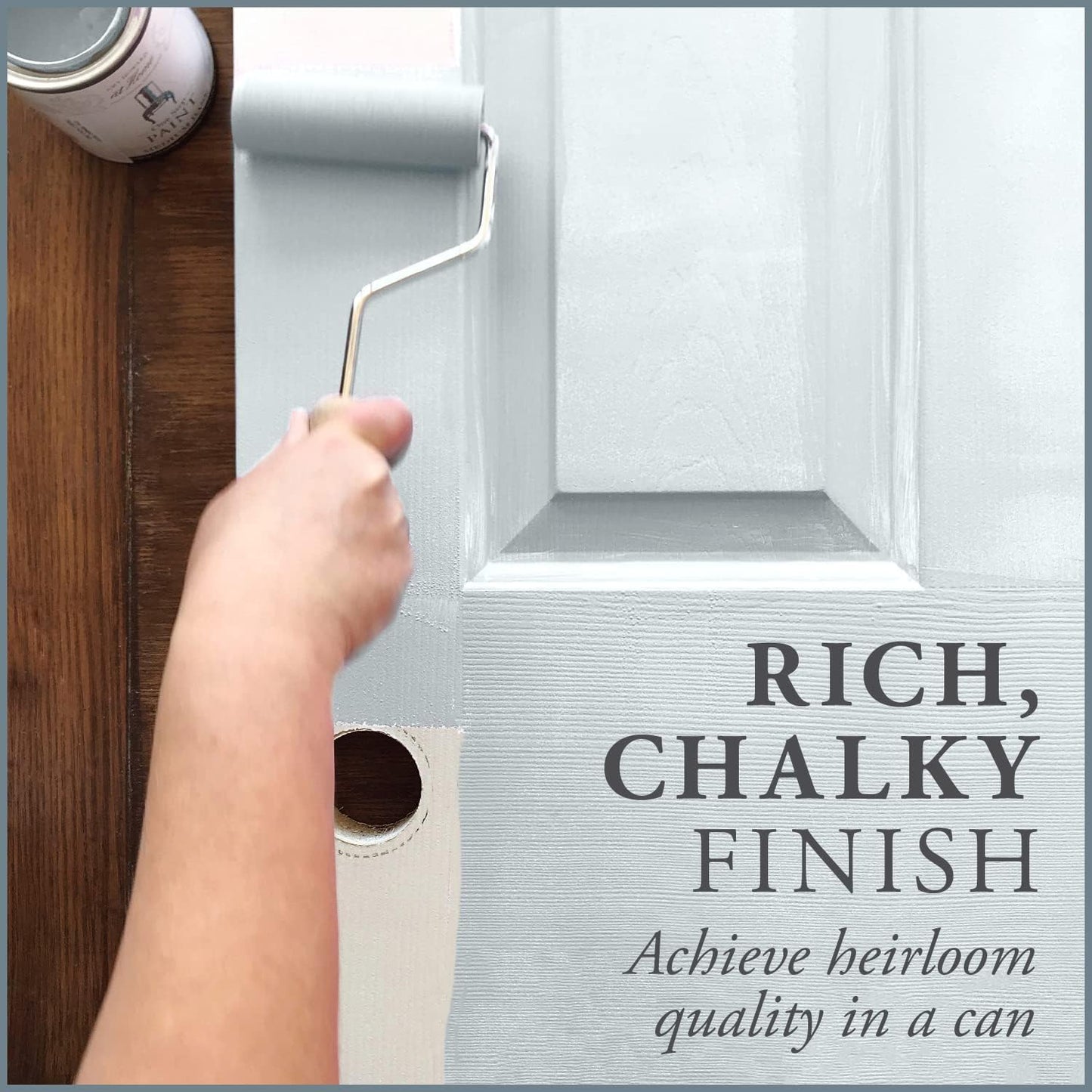 AMY HOWARD AT HOME Chalk-Based One Step Paint for Furniture, Cabinetry, Decor, Finish, and More | No Stripping, Sanding, or Priming | Ultra-Light Base | 16 Ounce | Robins Egg