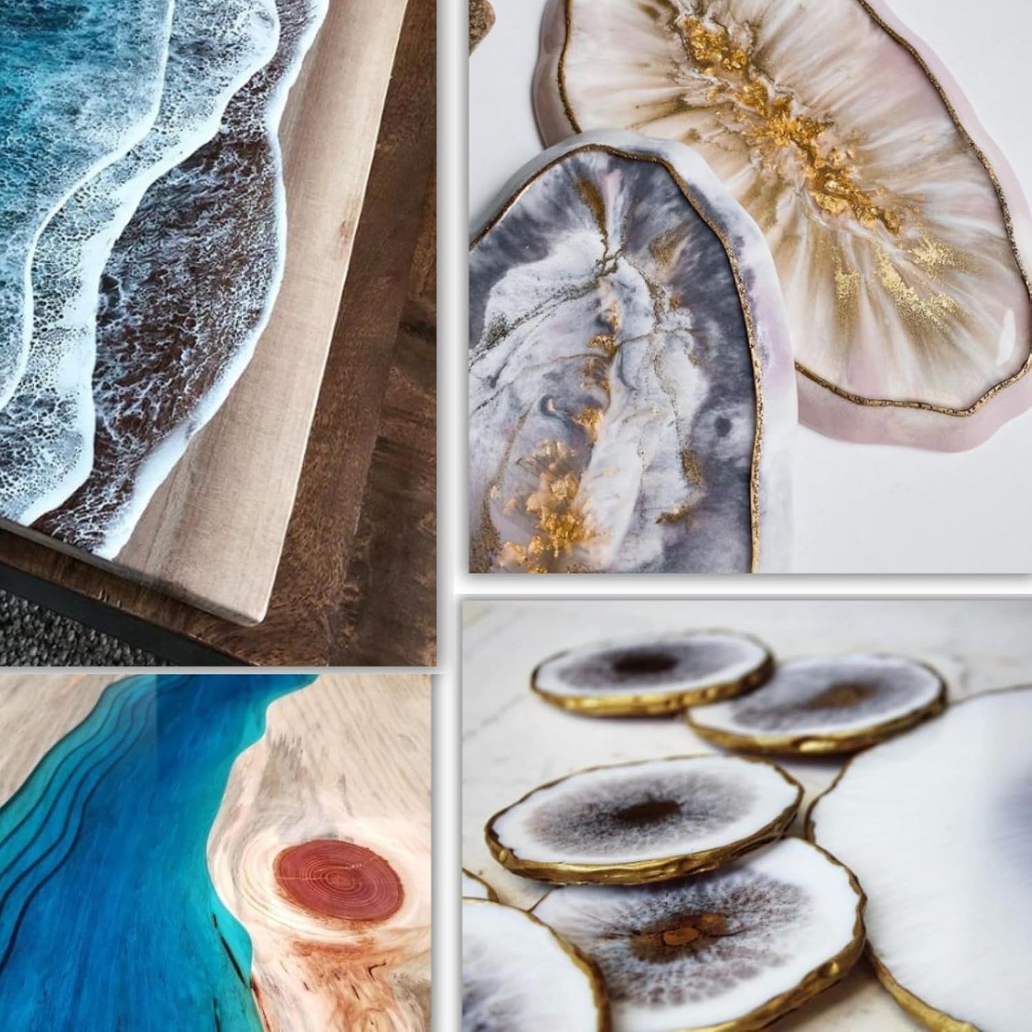 Mica Powder - 100g Mica Powder for Epoxy Resin - Metallic Color Pigment for Resin, Soap, Bath Bombs, Eye Shadow, Nails, DIY Crafting Projects etc. (Apricot)