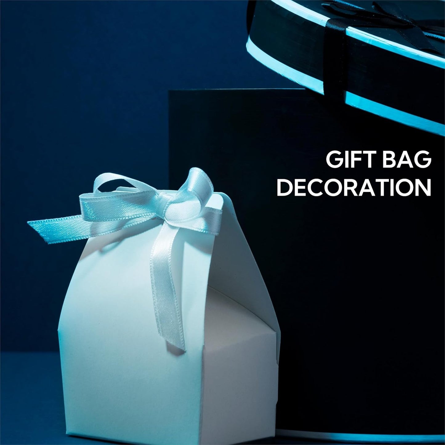 5/8 Inch 100 Yards Satin Ribbon Red, Solid Color Fabric Ribbon for Gift Wrapping, Wedding, Polyester Gift Ribbon for Birthday Party Decoration, Valentine's Day, Craft, Hair, Floral, Sewing