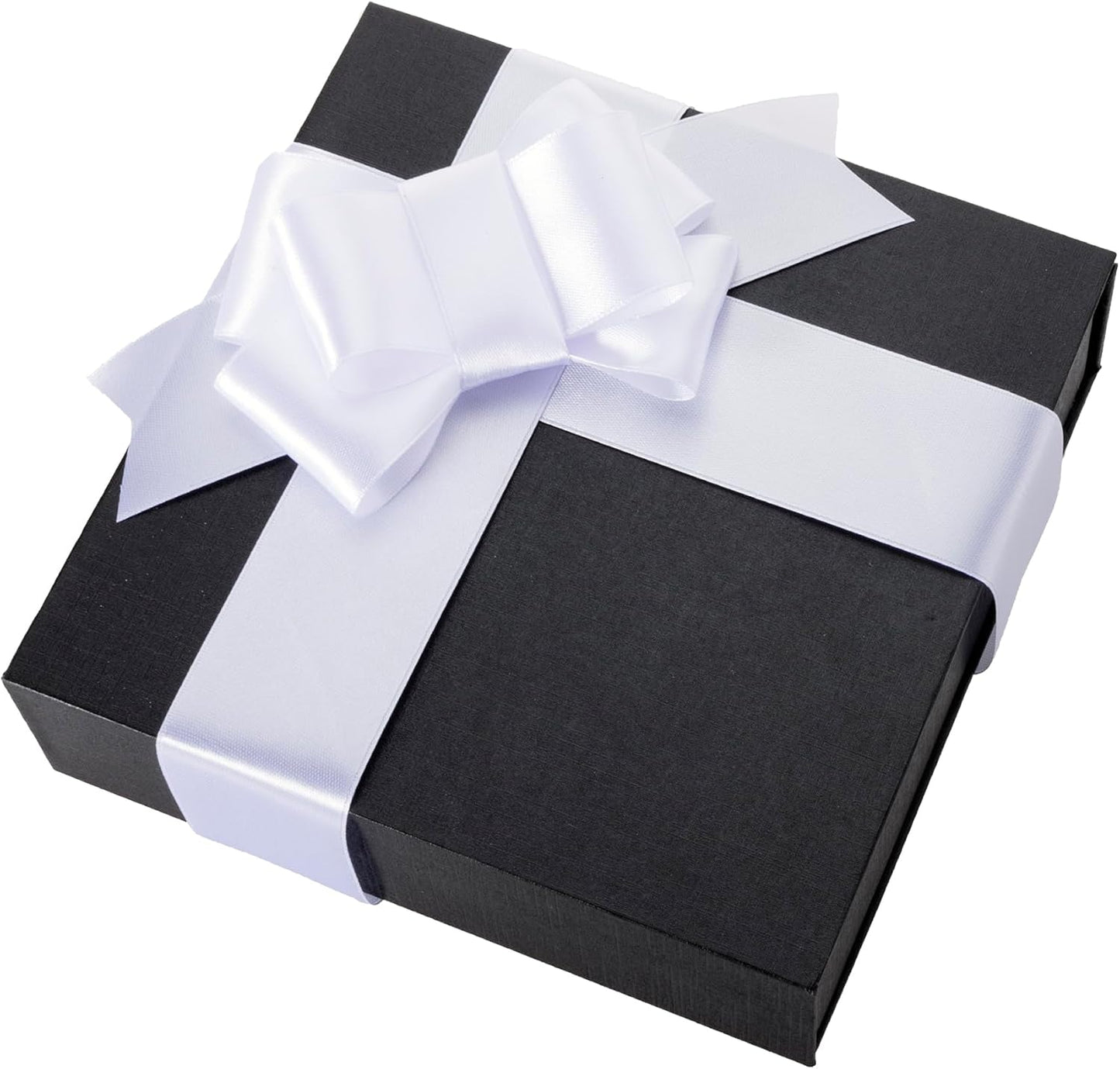 1-1/2 Inch White Ribbon, 50 Yards Craft Polyester Satin Ribbon Perfect for Gift Wrapping, Handmade Roses, Wedding Party Decorations and DIY Crafts