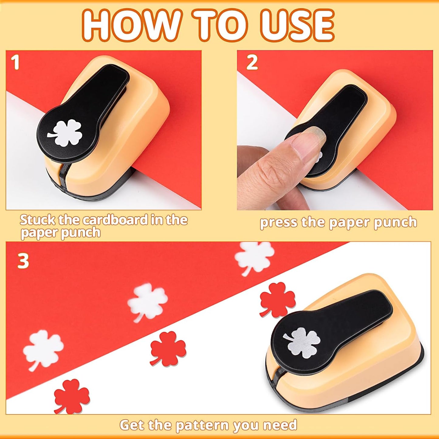 Craft Holes Punch, Paper Punchers Scrapbook Punches, 5PCS Hole Punch Shapes Hole Puncher for Crafts Papers, Cutters for Paper Crafts DIY Handmade Crafting Scrapbook Tools Cards Arts Fun Projects