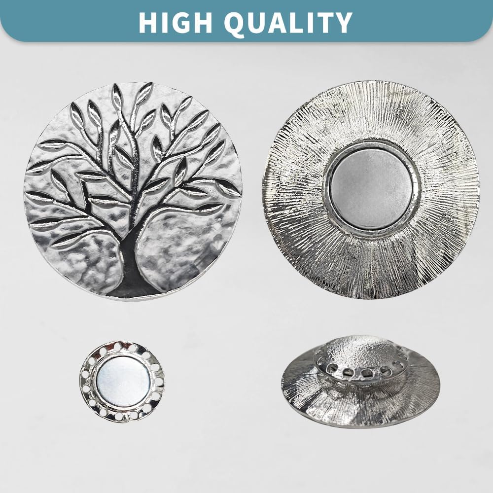 Magnetic Needle Minder Magnet Embroidery Accessories and Supplies Embroidery Needle Holder Cross Stitch Holder Needlework Supplies (Cardinal) (TreeofLife)