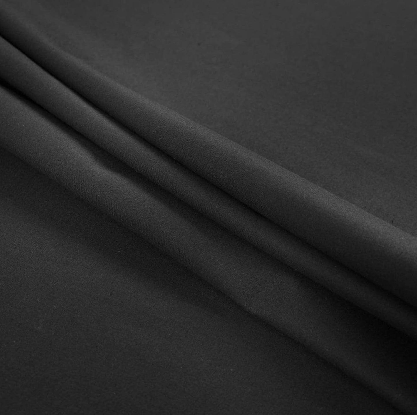 AK TRADING CO. Muslin Fabric/Textile - Draping Fabric - Black 1 Yard Medium Weight - 100% Cotton (60in. Wide)