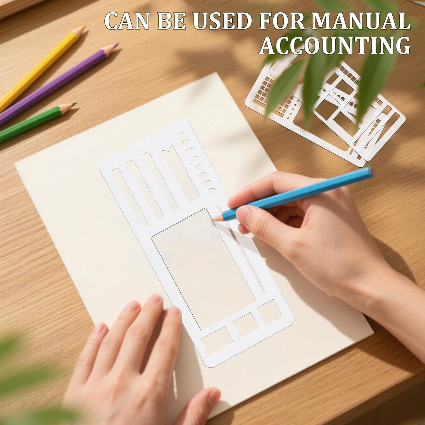 Handmade Flexible Record Template, Planner Stencil Set for Dot Grid Journals, DIY Flexible Drawing and Checklist Templates Suitable for Various Occasions (Set A)