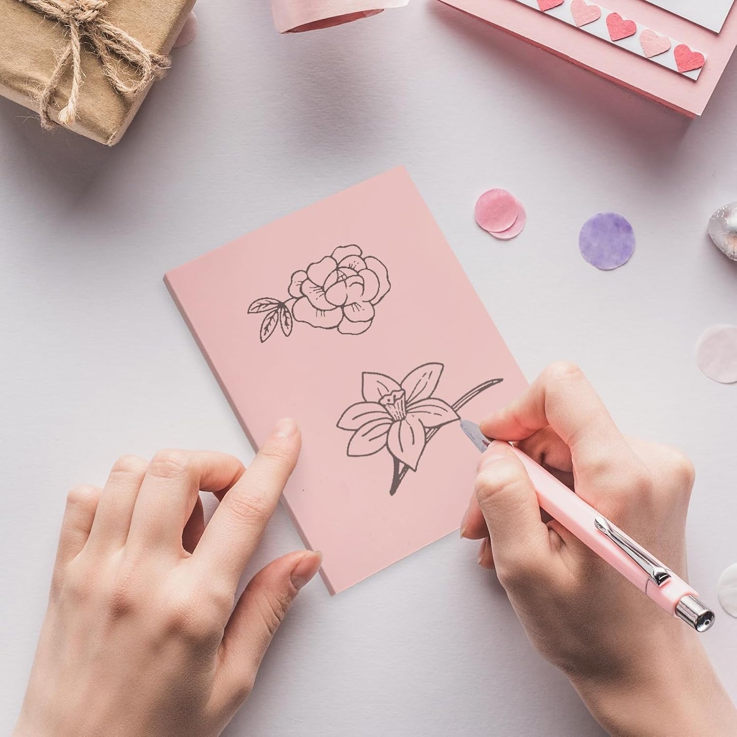 5 Pack 4"x6" Pale Pink Rubber Stamp Carving Blocks Pink Rubber Carving Blocks Linoleum Block for Stamp Maker Printmaking Supplies