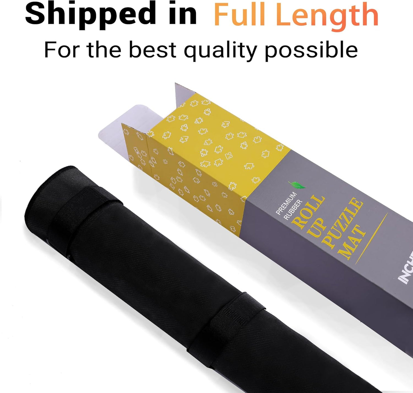 Lwoeo Jigsaw Puzzle Mat Roll Up 2000 Pieces, No Creases 48”x 31”Rubber Saver Pad, Black Large Puzzel Matte Rollup with 6 Sorting Trays & Travel Storage Bag for Sorting Table, Board, Puzzles Mats