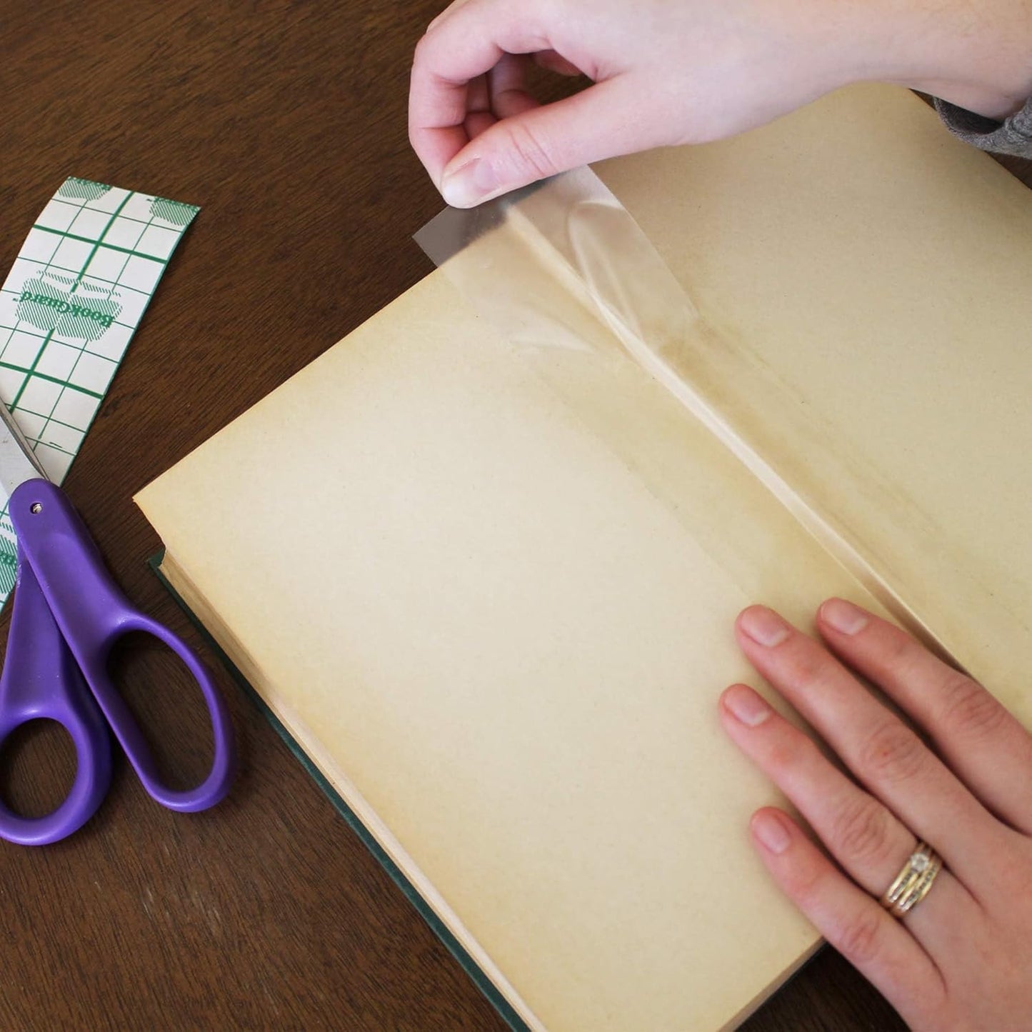 BookGuard 2" Vinyl Archival Bookbinding Book Repair Clear Tape for Libraries, Schools, and Binder Projects, Clear, Case of 15