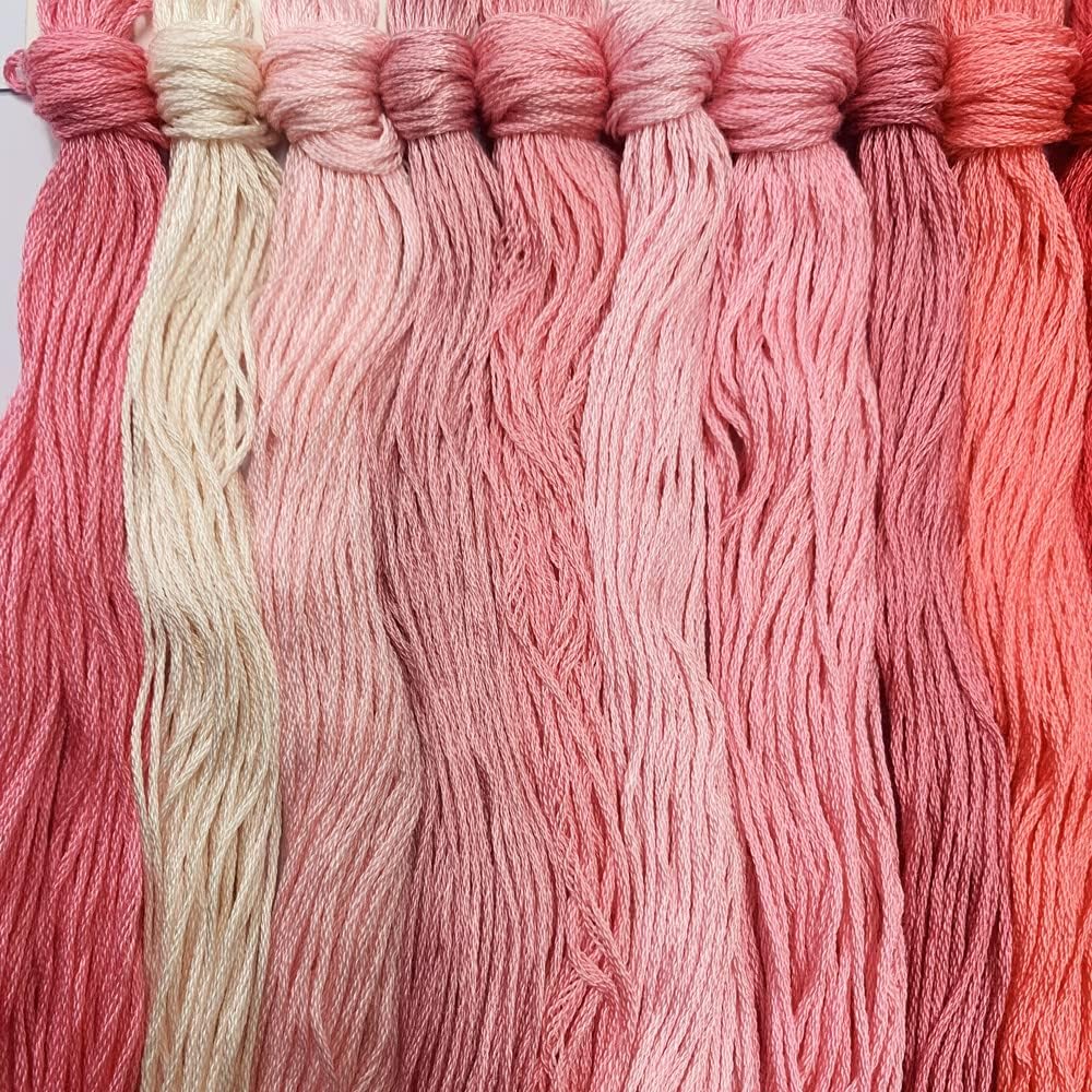 Moohue 14ct Counted Stamped Cross Stitch Kits for Adults Flowers Printed Cross Stitch Patterns Art Crafts Cross Stitch Supplies (Flowers 9)