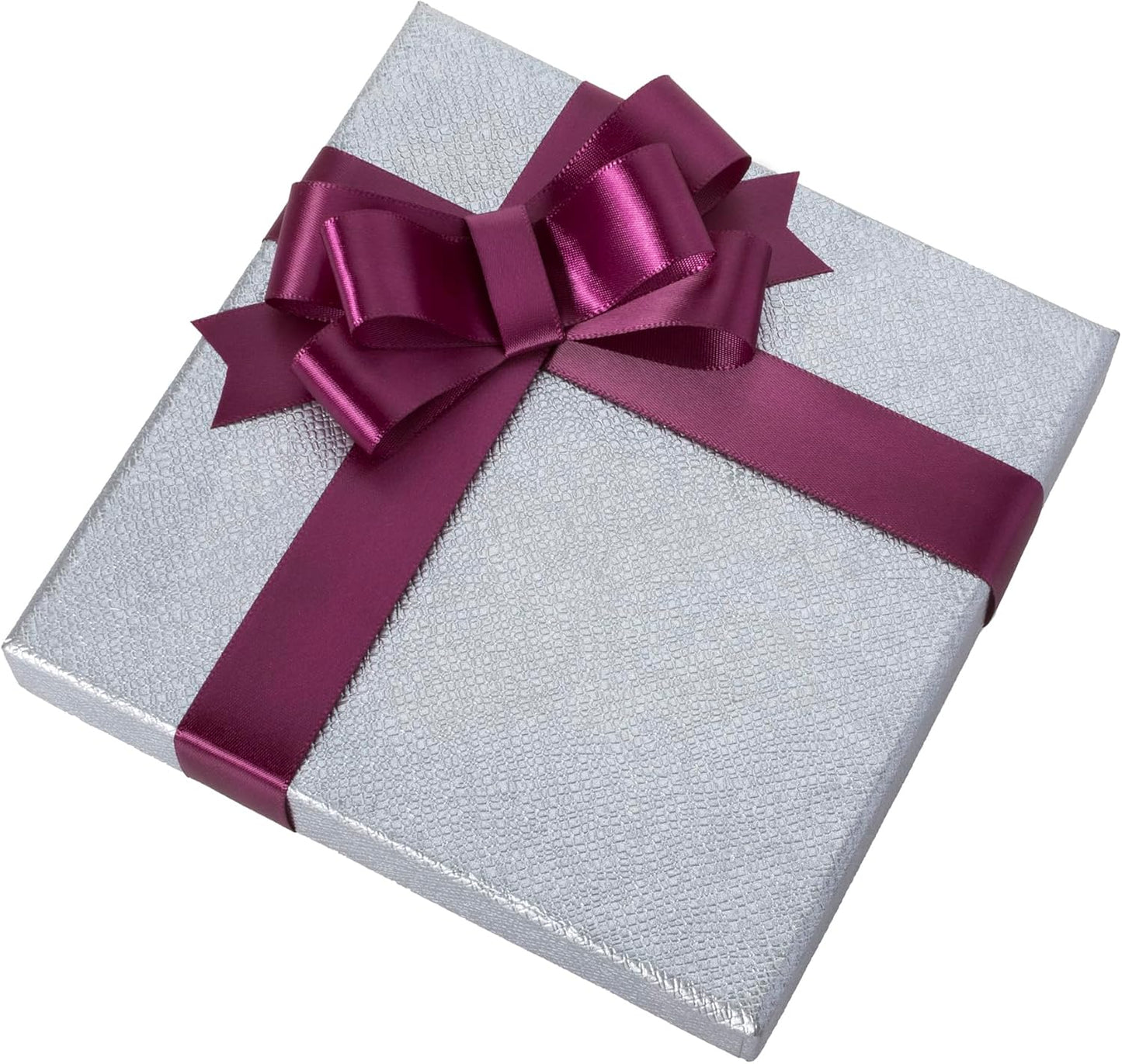 1 Inch Wine Ribbon, 50 Yards Craft Polyester Satin Ribbon Perfect for Gift Wrapping, Handmade Roses, Wedding Party Decorations and DIY Crafts