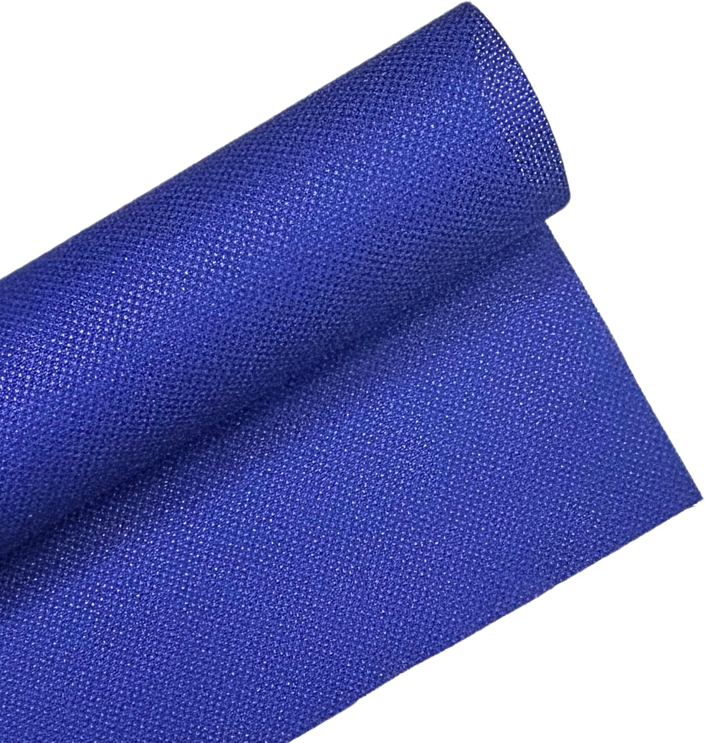 2 Sheets of Royal Blue 14 Count Aida Cloth – 18 x 18 Inch Pre-Cut Fabric Squares – Cross Stitch Fabric – 100% Cotton – Ideal for Needlework & Embroidery – The Knotty Unicorn