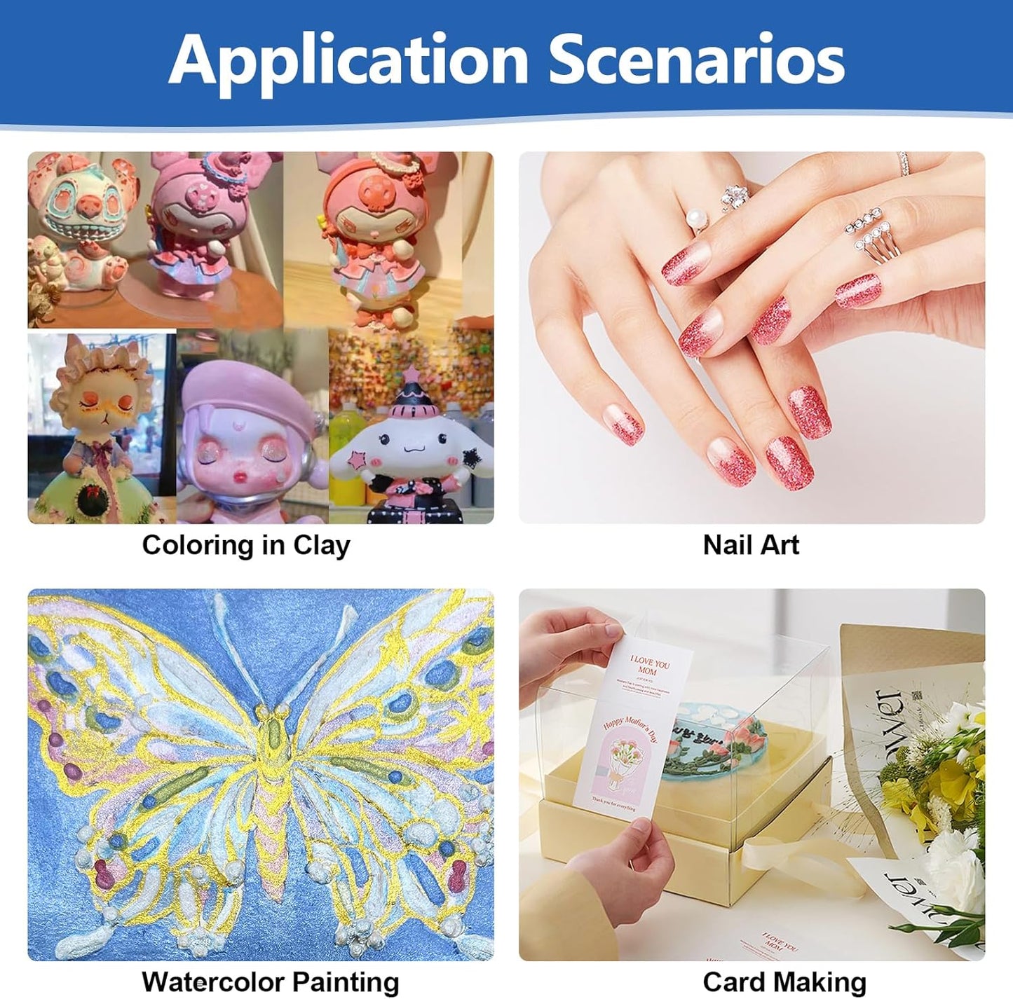 Mini Glitter Watercolor Paint Set with Paper, 60 Colors Shimmer Metallic Watercolour Painting Sets, Solid Pearl Water Color Paints for Adult, Kids, 1ml Trial Package(1ml 60 Colors)