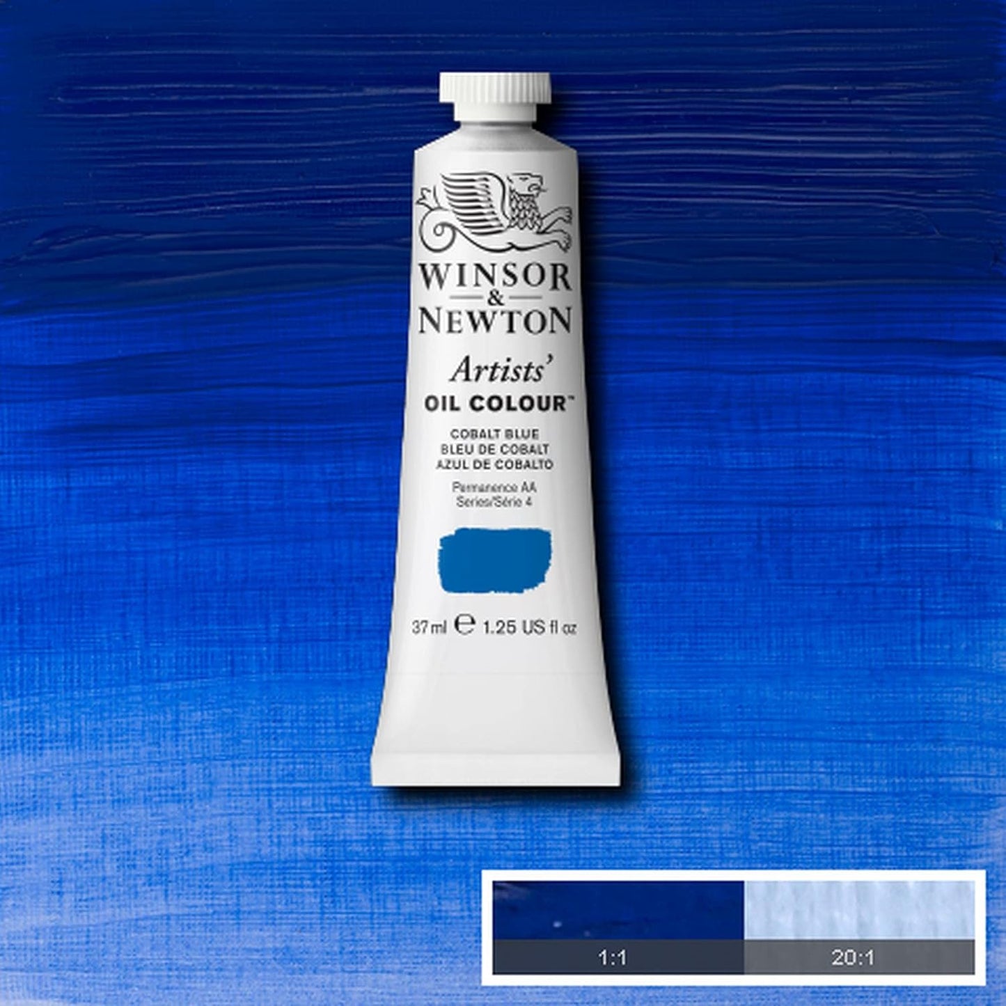 Winsor & Newton Artists' Oil Color, 37ml (1.25 oz) Tube, Cobalt Blue