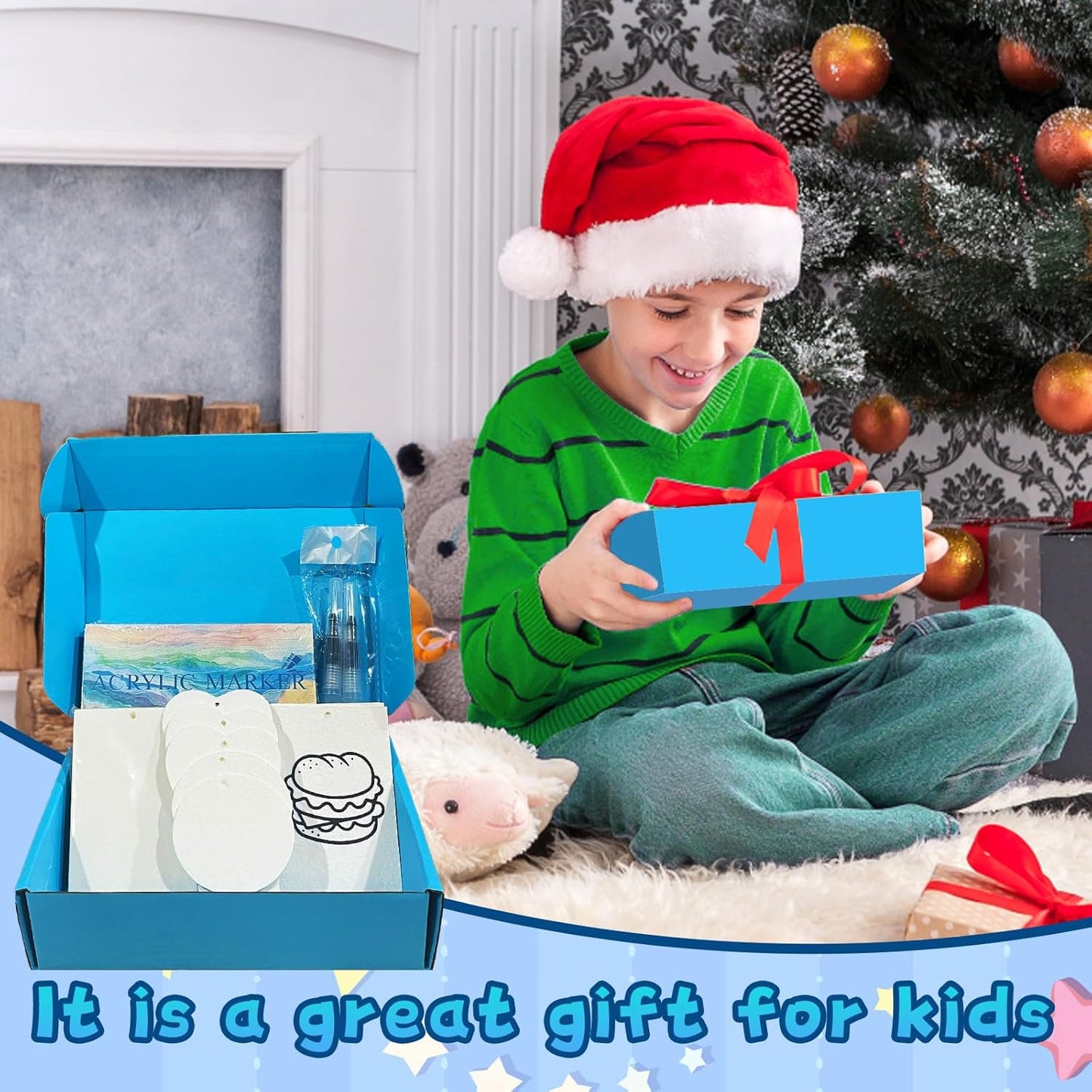 Magic Puffy Paint Kit,38Pcs Puffy Foam Texture Painting Kit,Including 18 Pcs Foam Texture Paper,12 Colors Acrylic Markers,2 Water Brushes,Magical 3D Drawing Sponge DIY Bubble Drawing Pens Art Supplies