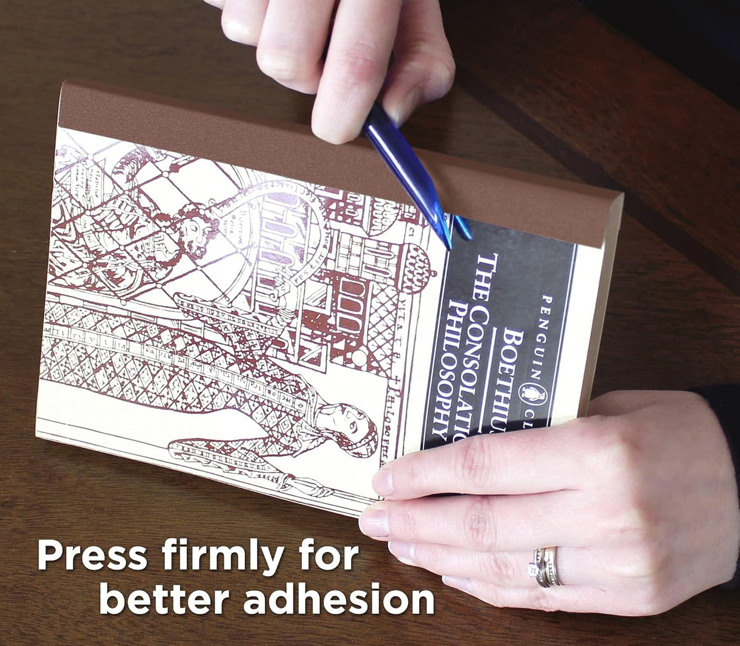 BookGuard 1-1/2 Inch Vinyl-Coated Cotton Cloth Bookbinding Repair Tape, 15 Yard Roll, Light Brown