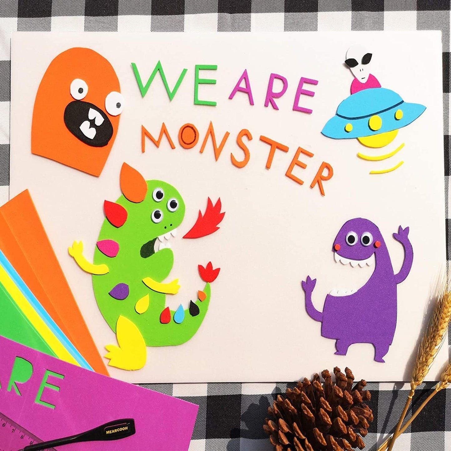 20 PCS EVA Foam Sheets DIY Handcraft Materials 1mm Thick 15.7 x 11.8 Inches Magenta EVA Foam Papers for Arts and Crafts