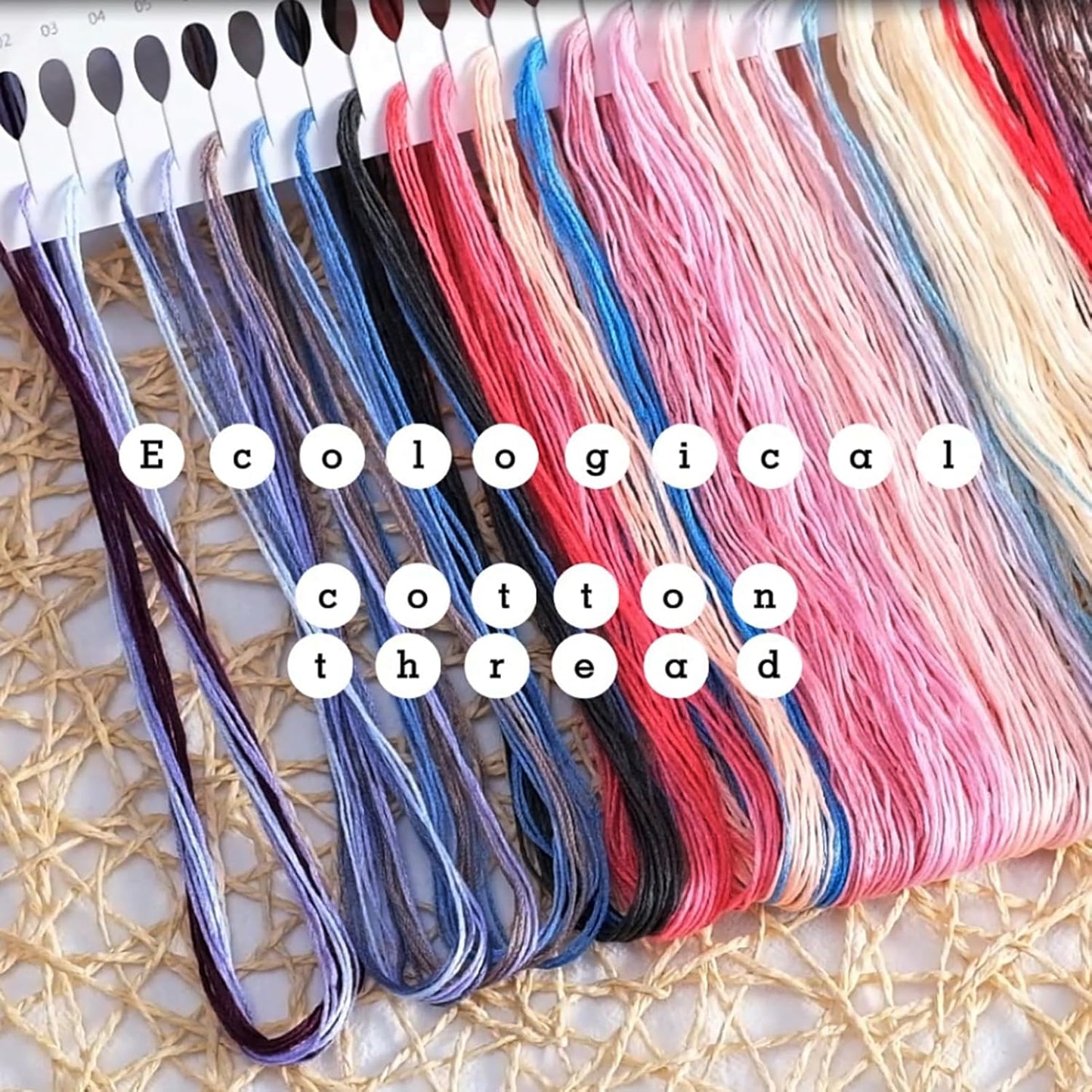 51buyoutgo 11CT Stamped Cross Stitch Kits for Adults - 16x16 in Beginner Embroidery Kit with Funny Easy Washable Deer Pattern, Pre Printed Fabric, Fit for DIY Home Decor, Mom Gifts & Stress Relief