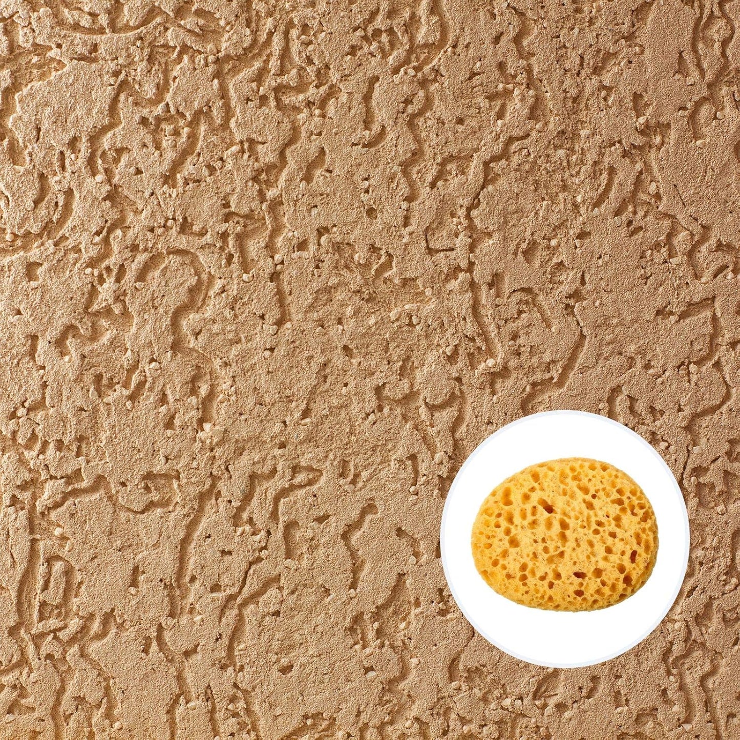 Patelai Knockdown Texture Sponge Drywall Wall Patch Ceiling Texture Sponge Home Decor for Repair DIY Painting Ceiling(2 Pieces,13 x 15 x 6 cm)
