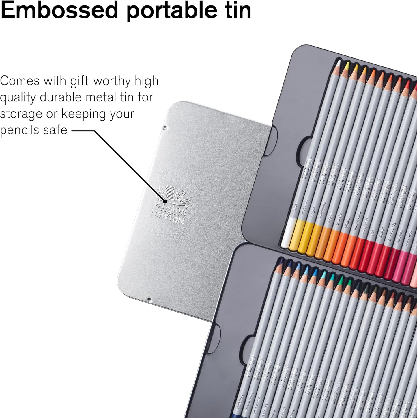 Winsor & Newton Studio Collection Artist Pencils, Color Pencils, Set of 48