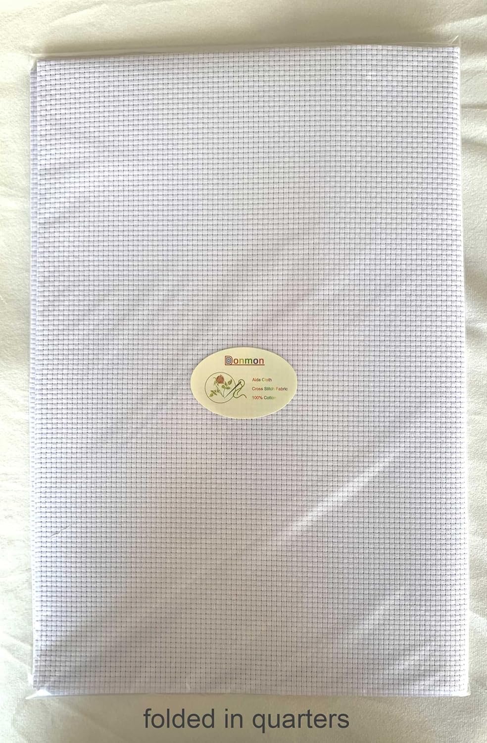 Aida Cloth 9 Count Cross Stitch Fabric,19×28inch (9CT,White)