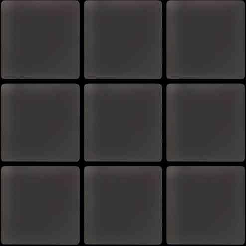 1"x1" Ash Gray Matte Finished Glass Mosaic Tile (Sample Swatch- 5"x4")