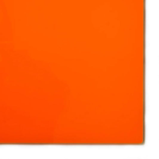 KastLite Colored Acrylic Sheets Nominal 6" x 6" - Plastic Sheet Easy to Cut, Saw, Shape, Laser Cut - Ideal for Arts & Crafts & DIY Projects- Durable, Lightweight, Scratch Resistant - Orange 8 Pack
