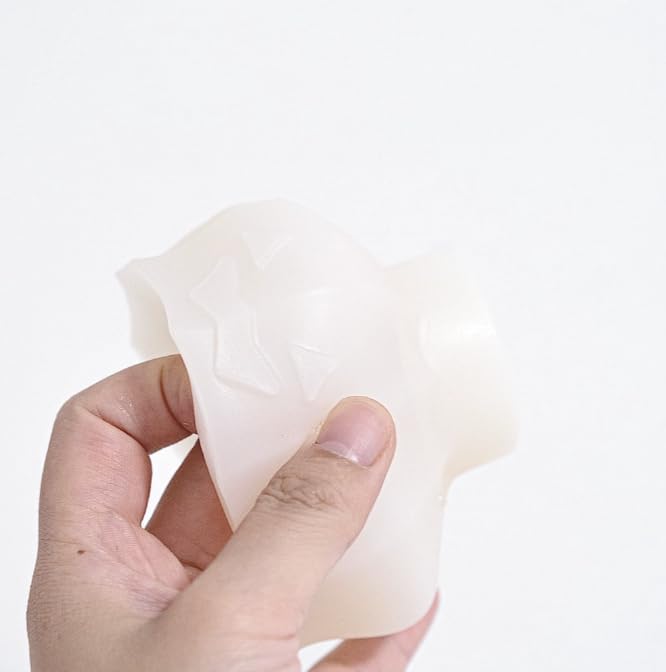 3 Pcs Halloween Candle Silicone Molds Set, DIY Letter Bat, Mummy Ball and 3D Pumpkin Container Mould for Candle Making, Wax Gypsum Ornament Resin Soap Chocolate Mold Home Decor