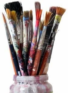 Green Piece® Paint Brush Cleaner and Restorer for Art Paint Brushes - 100% Natural - Non-Toxic - Wet or Dry Paint - No Chemicals - Oil or Acrylic Paints, Wood and Metal - Amazing Power - 18 Oz