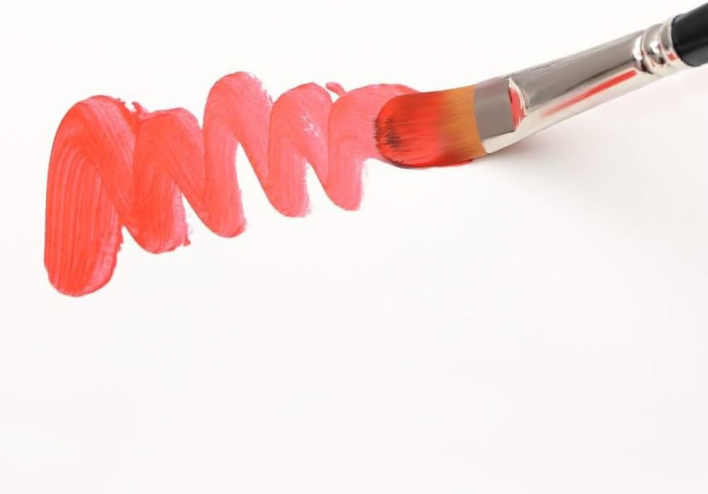 Transon Synthetic Filbert Paint Brush Set 10pcs for Acrylic Watercolor Gouache Art Painting and Body Craft Painting