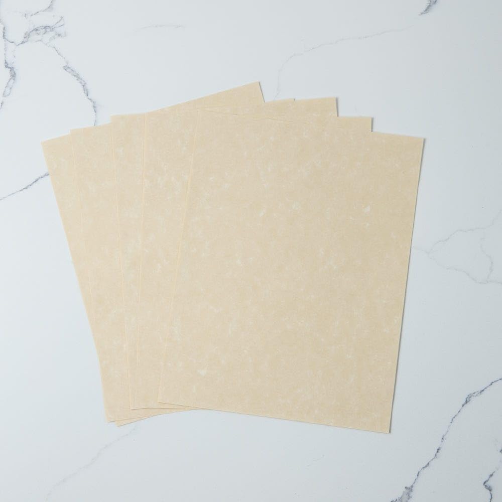 LUXPaper 8.5" x 11" Paper | Letter Size | Cream Parchment | 60lb. Text | 50 Qty