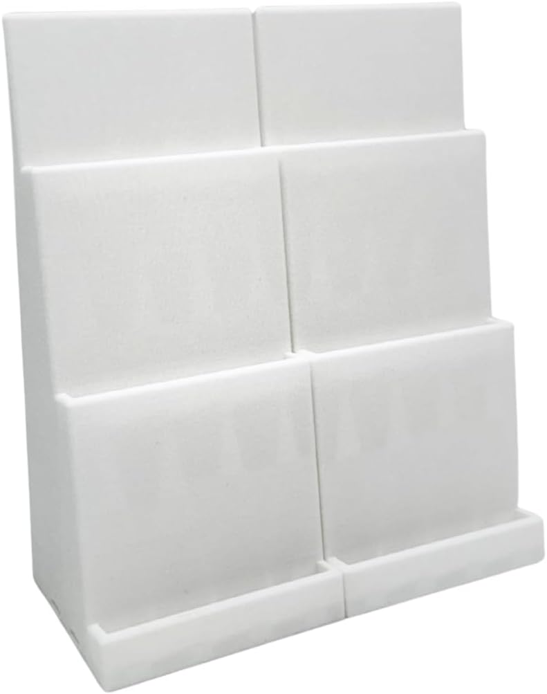 Magnetic Card Holder Stadium Displays - White (2 Pack), Compatible with Ultra Pro Protectors - Trading Card Holder - Card Stand - Sports Card Display