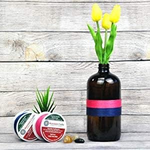 Mandala Crafts 1mm 109 Yards Pink Cotton Waxed Cord for Jewelry Making Bracelet Cord Waxed String - Beading String Thread Jewelry Cords for Necklaces String