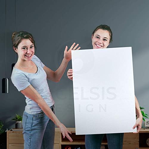 White Foam Board 20 x 24 x 3/16" (5mm) Inch, 15 Pack Acid-Free Foam Core Poster Board Sheets for Art, Crafts, Presentation, Vision Board, Signboard, and Party Decorations