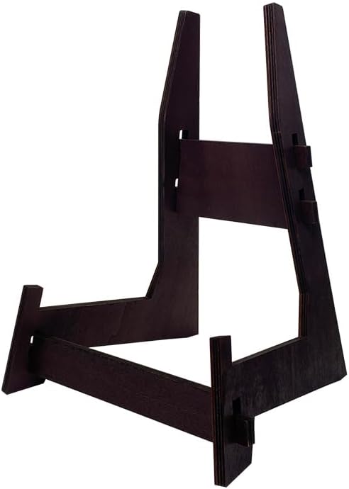 1 Pack 13 Inch Plate Stand, Wooden Display Stand Plate Stands for Display Decorative Picture Frame Stand, Easel Display Stand,Book Display Stand, Plate Holder Display Stand (13 Inch-1PCS)