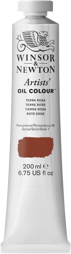 Winsor & Newton Artists' Oil Color, 200ml (6.75 oz) Tube, Terra Rosa