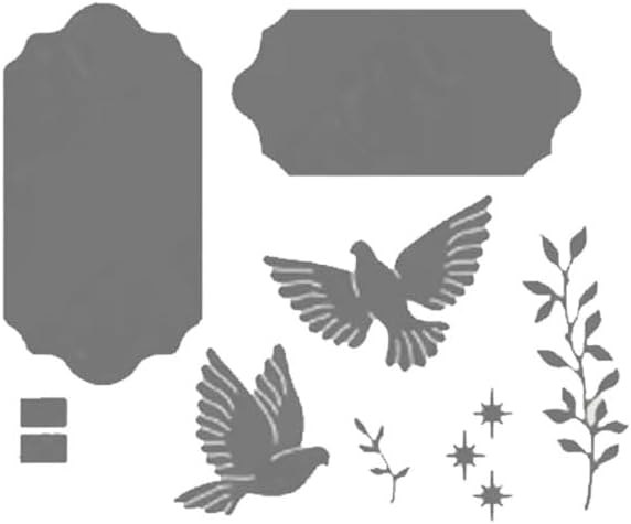 2025-2026 Stamps and Dies for Card Making, Stamps and Dies Set 2025 for Christmas and Halloween, Die Cut DIY Various Festivals Album Scrapbooking Birthdays Greeting Card (M4299)