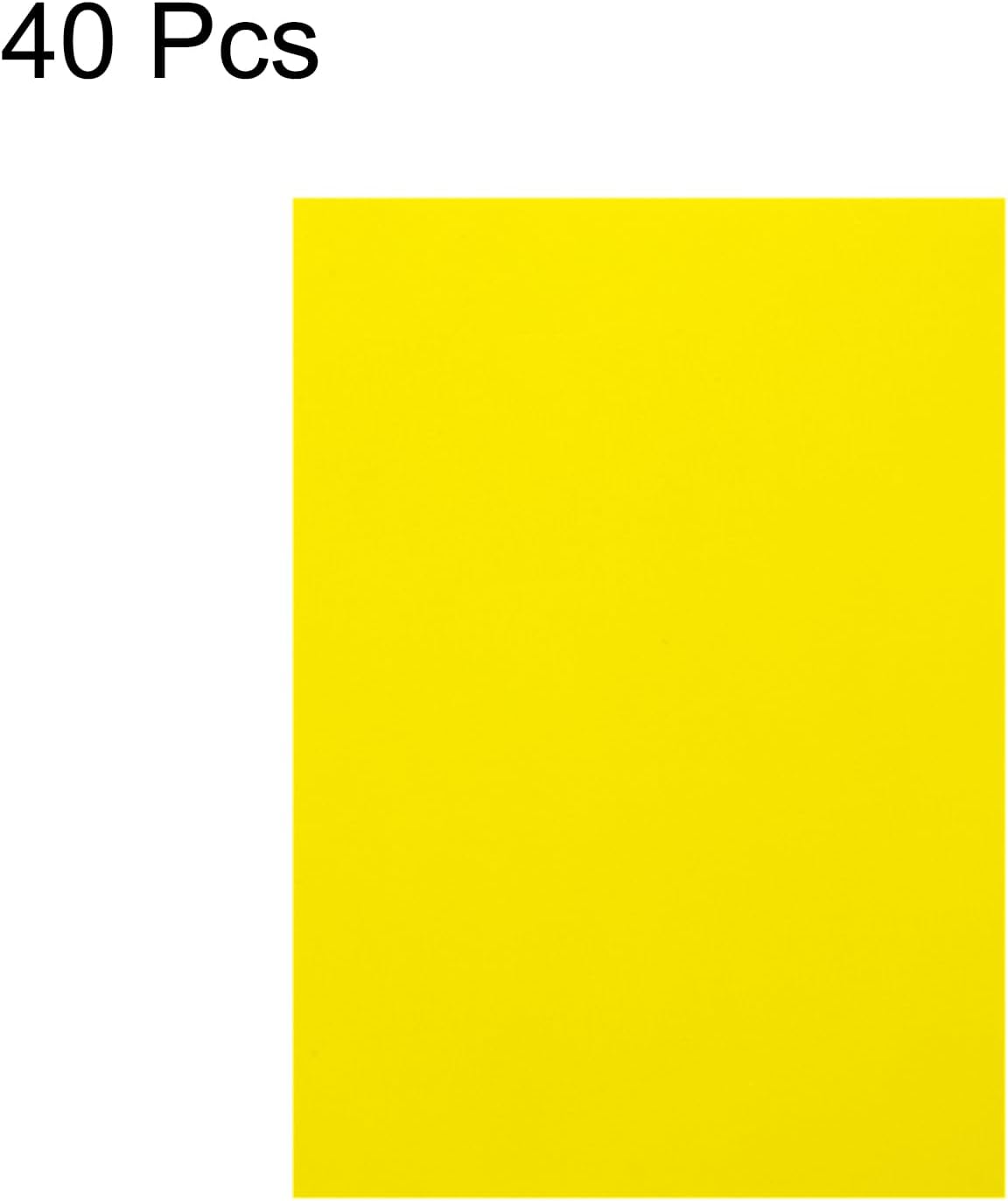 MECCANIXITY Colored Vellum Paper, 40 Sheet Lemon Yellow Transparency 8.3" x 5.9" Printable Vellum Paper, Translucent Vellum Sheets for Printing Wedding Invitations Ink Jet Laser Printer