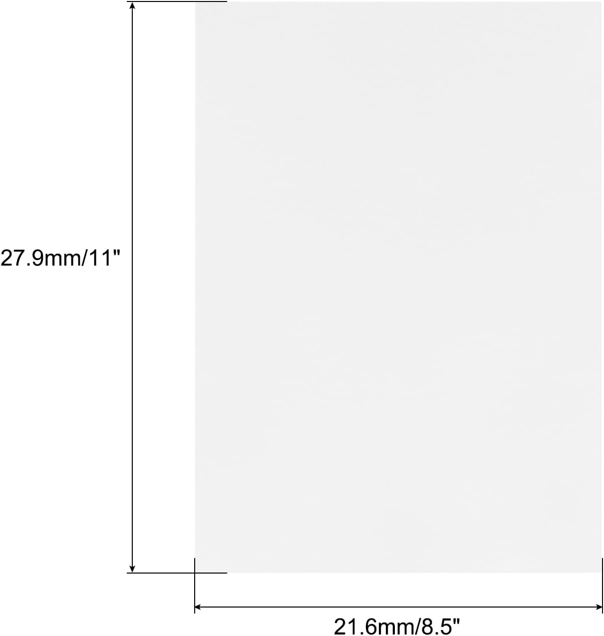 MECCANIXITY Colored Vellum Paper, 40 Sheet Silver Transparency 8.5 x 11 Printable Vellum Paper, Translucent Vellum Sheets for Printing Wedding Invitations Ink Jet Laser Printer